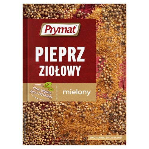 Pieprz ziołowy mielony - mieszanka suszonych przypraw i ziół Prymat 20 g