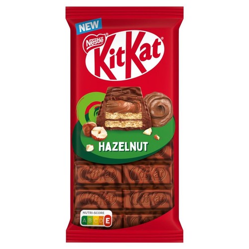 Czekolada Hazelnut paluszki waflowe w mlecznej i deserowej czekoladzie z nadzieniem orzechowym KitKat 99 g