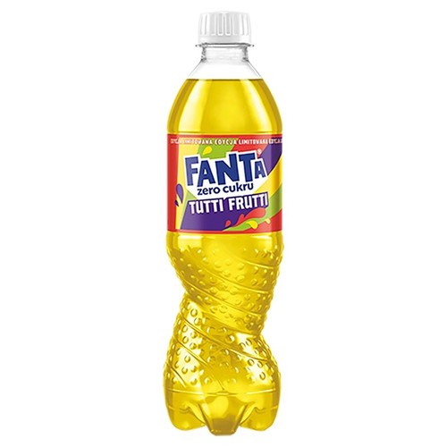 Napój gazowany Zero cukru Tutti Frutti o smaku owocowym Fanta 500 ml