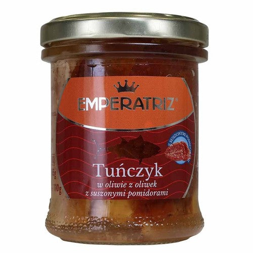 Tuńczyk z suszonymi pomidorami w oliwie z oliwek Emperatriz 165 g