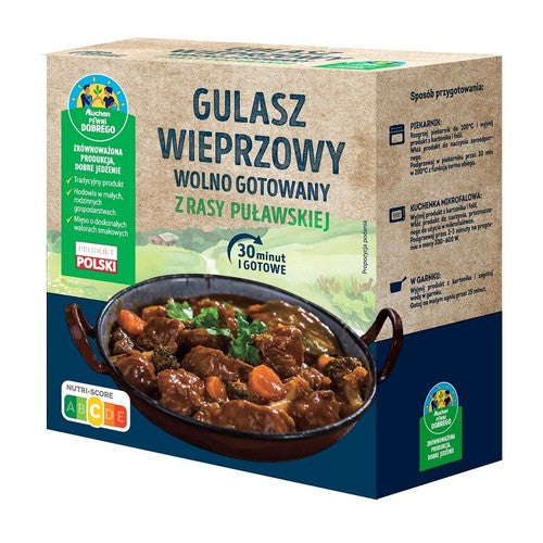 Gulasz wieprzowy wolno gotowany Pewni Dobrego na wagę ok. 500 g