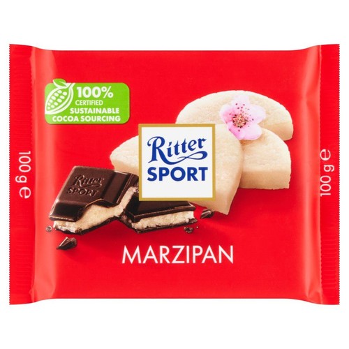 Czekolada deserowa z nadzieniem marcepanowym Ritter Sport 100 g