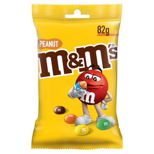 Orzeszki ziemne o smaku masła orzechowego w kolorowej posypce M&Ms 82 g