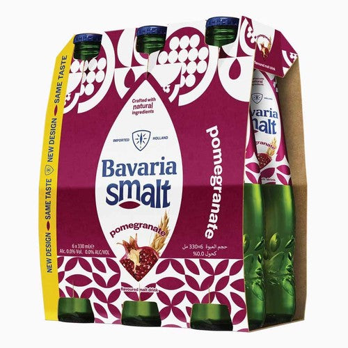 Piwo holenderskie bezalkoholowe smakowego Pomagrante Smalt o smaku grejpfruta alk. 0,0% obj. Bavaria 6 x 330 ml