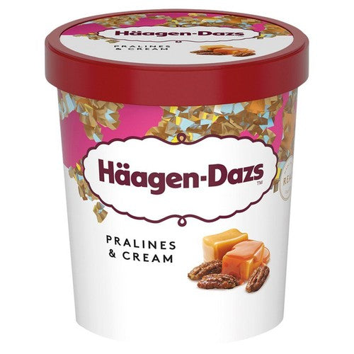 Lody waniliowe z sosem karmelowym i orzechami pekan Häagen-Dazs 460 ml