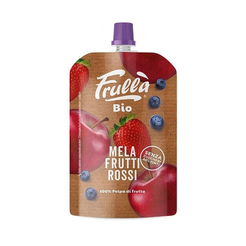 BIO Przecier jabłkowy z czerwonymi owocami  Natura Nuova 100 g