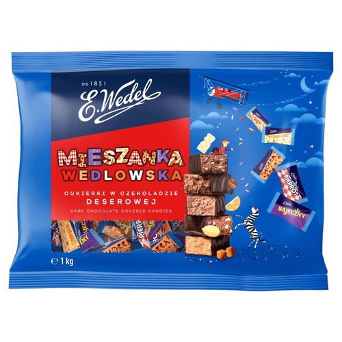 Mieszanka wedlowska w czekoladzie deserowej E.Wedel 1 kg