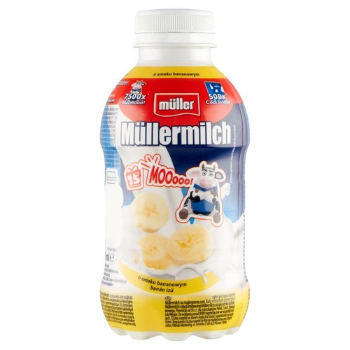 Mullermilch o smaku bananowym Muller 400 g