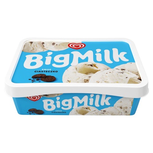 Lody o smaku ciasteczek  Big Milk 900 ml