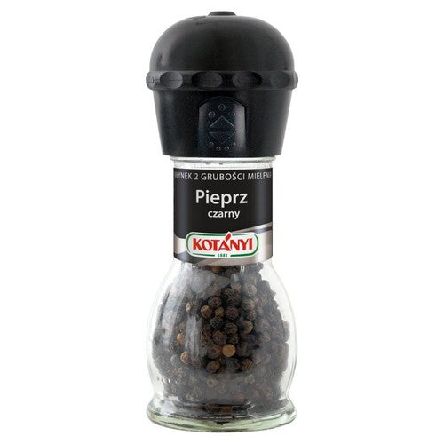 Pieprz czarny ziarnisty w młynku Kotányi 36 g