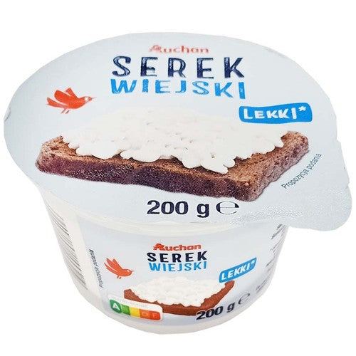 Serek wiejski lekki Auchan 200 g