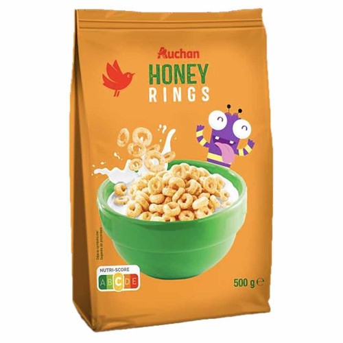 Honey Rings kółka miodowe Auchan 500 g