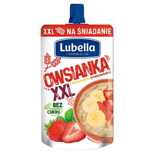 Owsianka z truskawkami i bananami Lubella 170 g