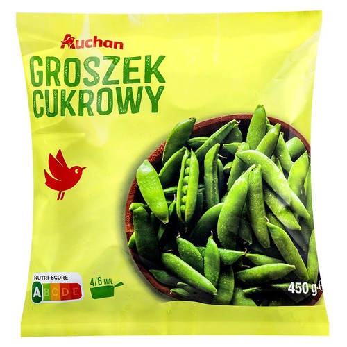 Groszek cukrowy Auchan 450 g