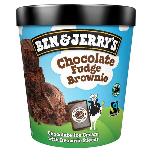 Lody czekoladowe z kawałkami ciastek brownie  Ben&Jerry's 465 ml