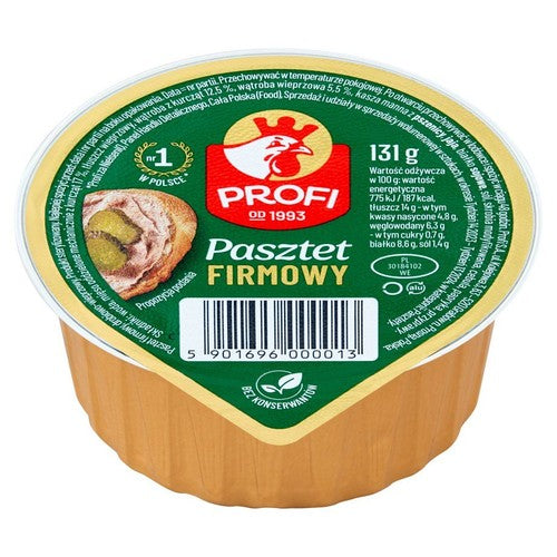 Pasztet firmowy drobiowo-wieprzowy Profi 131 g