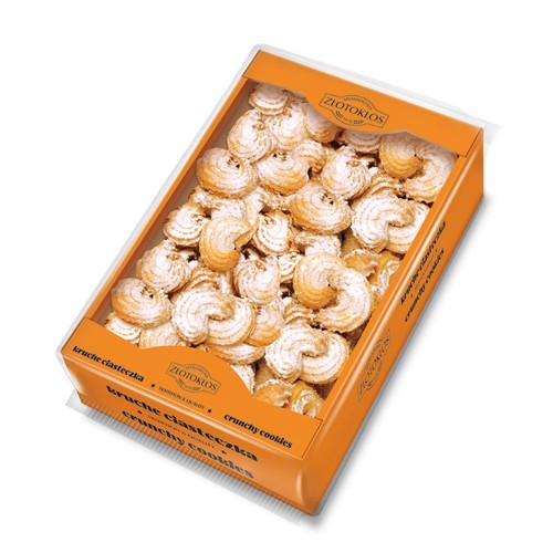 Kruche rogaliki z cukrem pudrem Złotokłos 750 g