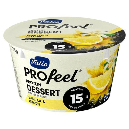 Serek proteinowy o smaku cytryny i wanilii   PROfeel 175 g