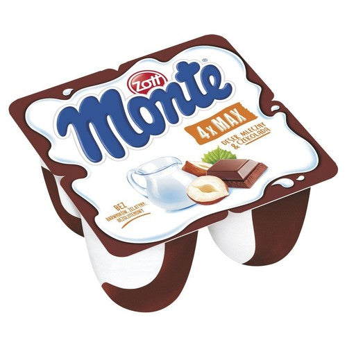 Deser Mleczny z czekoladą i orzechami Zott 4 x 100 g