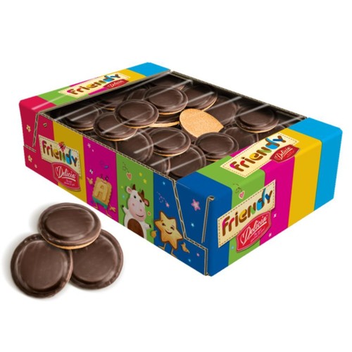 Biszkopty z pomarańczową galaretką Delicia 500 g