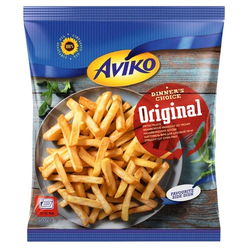 Frytki proste Original Aviko 1500 g