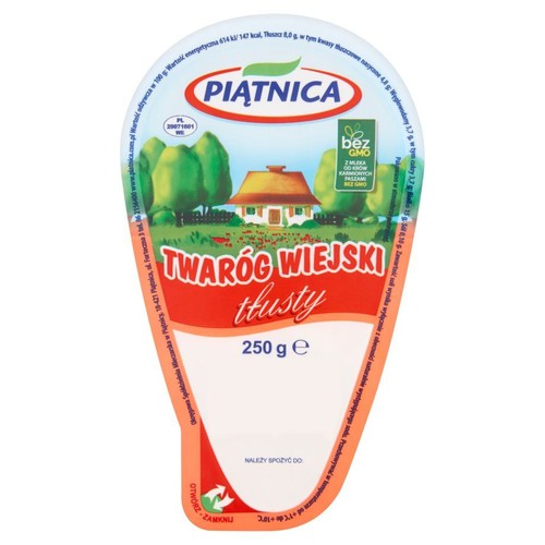 Twaróg wiejski tłusty Piątnica 250 g