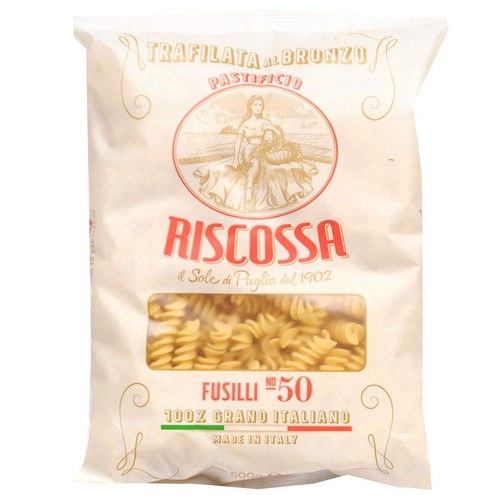 Makaron z semoliny z pszenicy durum "Fusilli" Riscossa 500 g