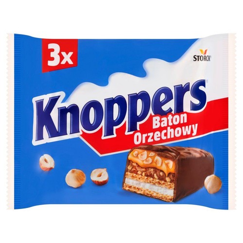 Baton waflowy z kremem mlecznym Knoppers 120 g