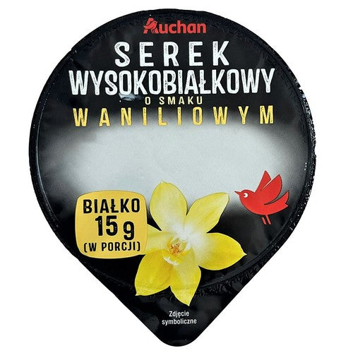 Serek waniliowy wysokobiałkowy Auchan 150 g