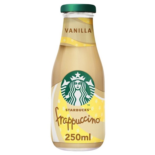 Frappuccino mleczny napój kawowy o smaku waniliowym Starbucks 250 ml