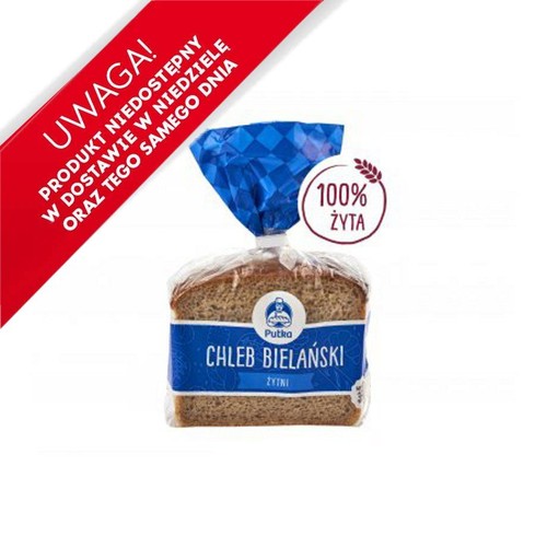 Chleb Bielański żytni  Putka 350 g