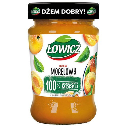 Dżem morelowy niskosłodzony Łowicz 280 g