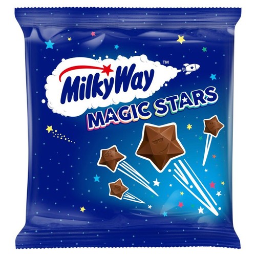 Magic Stars Gwiazdki z puszystej mlecznej czekolady MilkyWay 33 g
