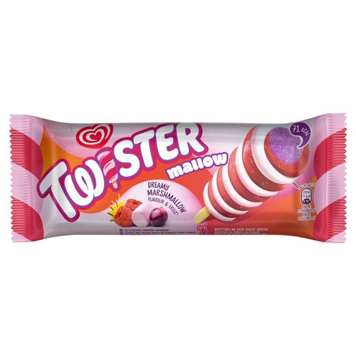 Lody o smaku pianek marshmallow  Twister 80 ml