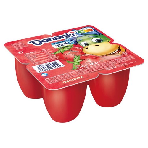 Danonki truskawka Danone 4 x 50 g