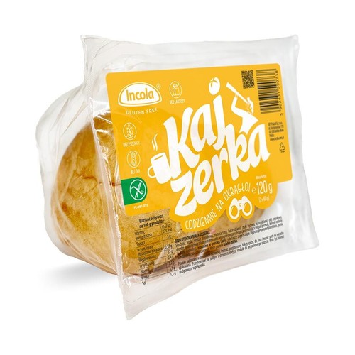 Bułki kajzerki 2 szt. Bezglutenowe Incola 2 x 60 g