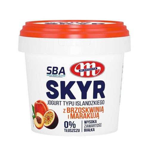 Jogurt Skyr brzoskwinia-marakuja 0% Mlekovita 500 g