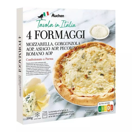 Pizza włoska 4 Sery Auchan 390 g
