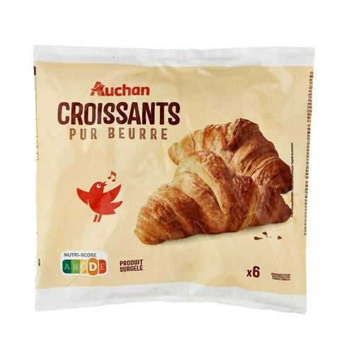 Croissant maślany   Auchan 6 sztuk