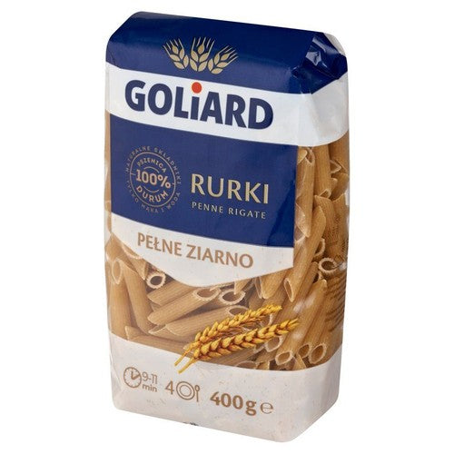 Makaron rurki pełnoziarnisty Goliard 400 g