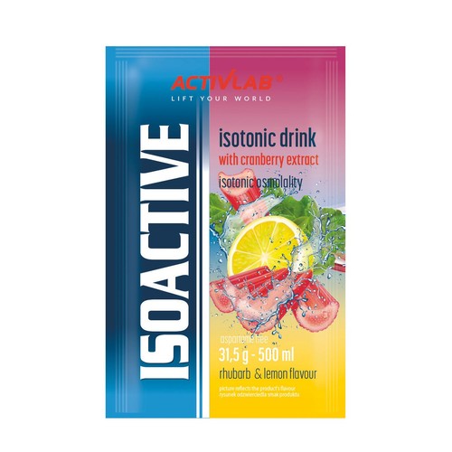 Izotonik IsoActive rabarbar-cytryna   ACTIVLAB 31.5 g