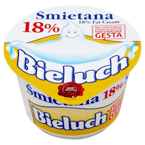 Śmietana 18%   Bieluch 180 g