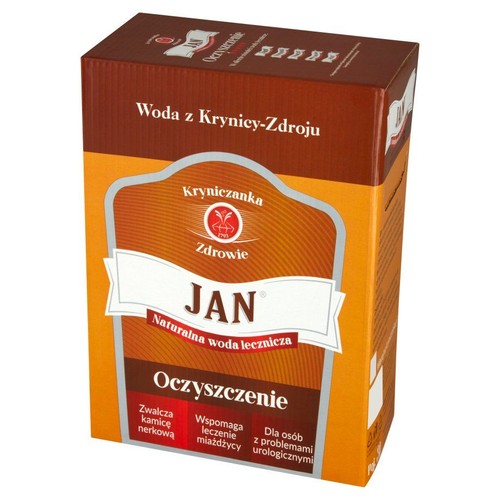 Woda lecznicza Jan Oczyszczenie Kryniczanka Zdrowie 3 l