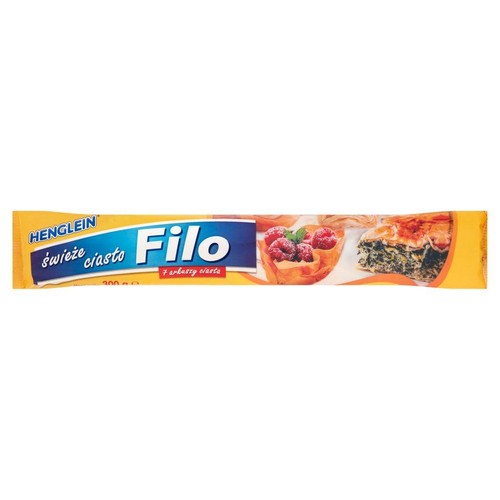 Świeże ciasto filo 7 arkuszy ciasta Henglein 300 g