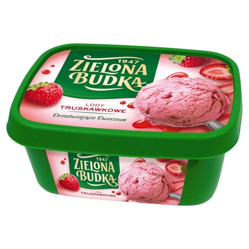 Lody truskawkowe Zielona Budka 1 l