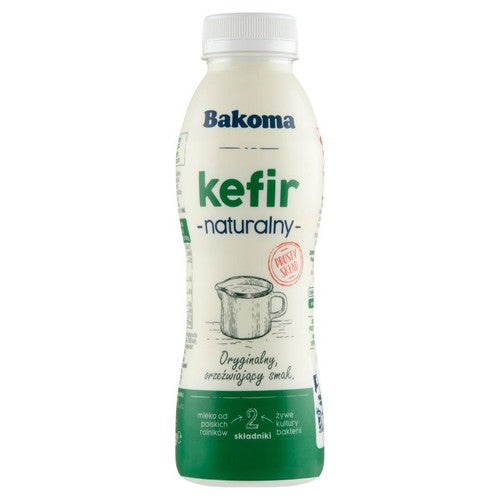Kefir naturalny  Bakoma 370g