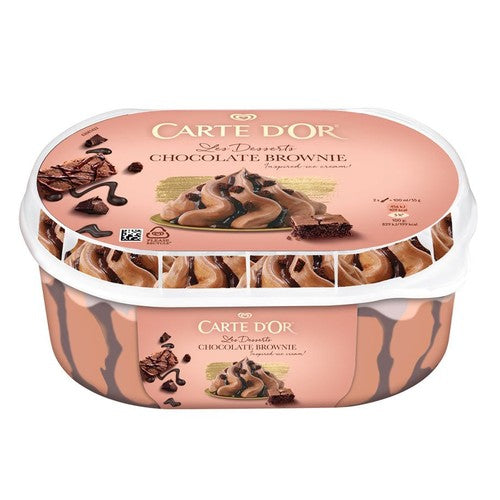 Les Dessetrs lody o smaku brownie CARTE D'OR 825 ml