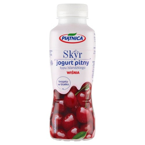 Skyr jogurt typu islandzkiego wiśnia Piątnica 330 ml
