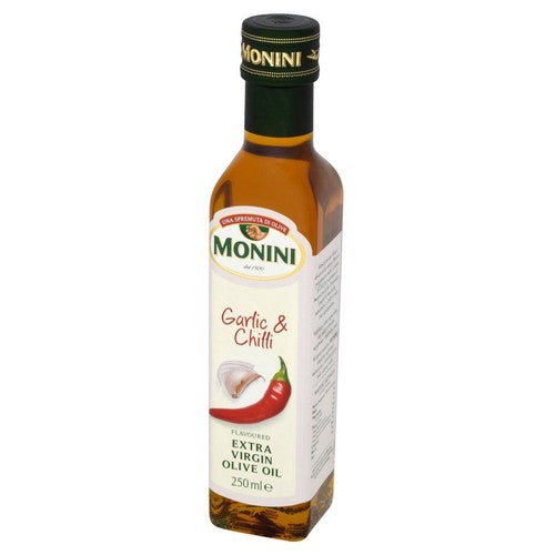 Oliwa z oliwek o smaku czosnku i chili Monini 250 g