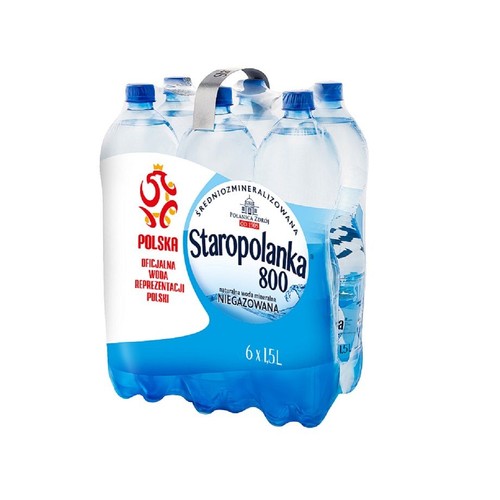 Woda mineralna niegazowana  Staropolanka 6 x 1,5 l